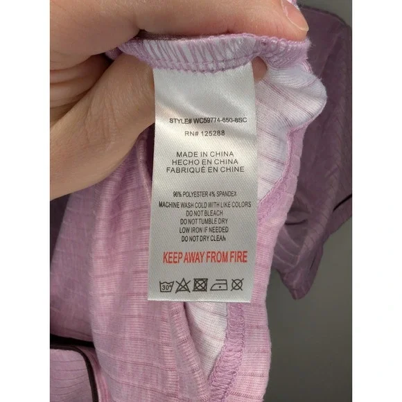 Life Is Good SS Tee Pants Shorts 3 Piece Pajama Set Game On Women's Large NWT - Picture 7 of 14